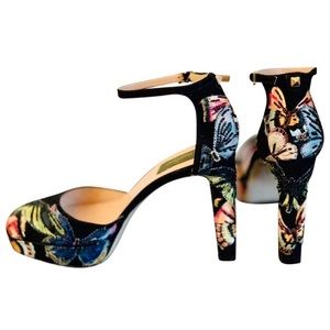 Valentino | Butterfly Suede Embellished Pump